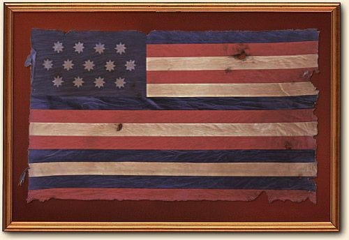 The Serapis or John Paul Jones flag (1779) | American war ...